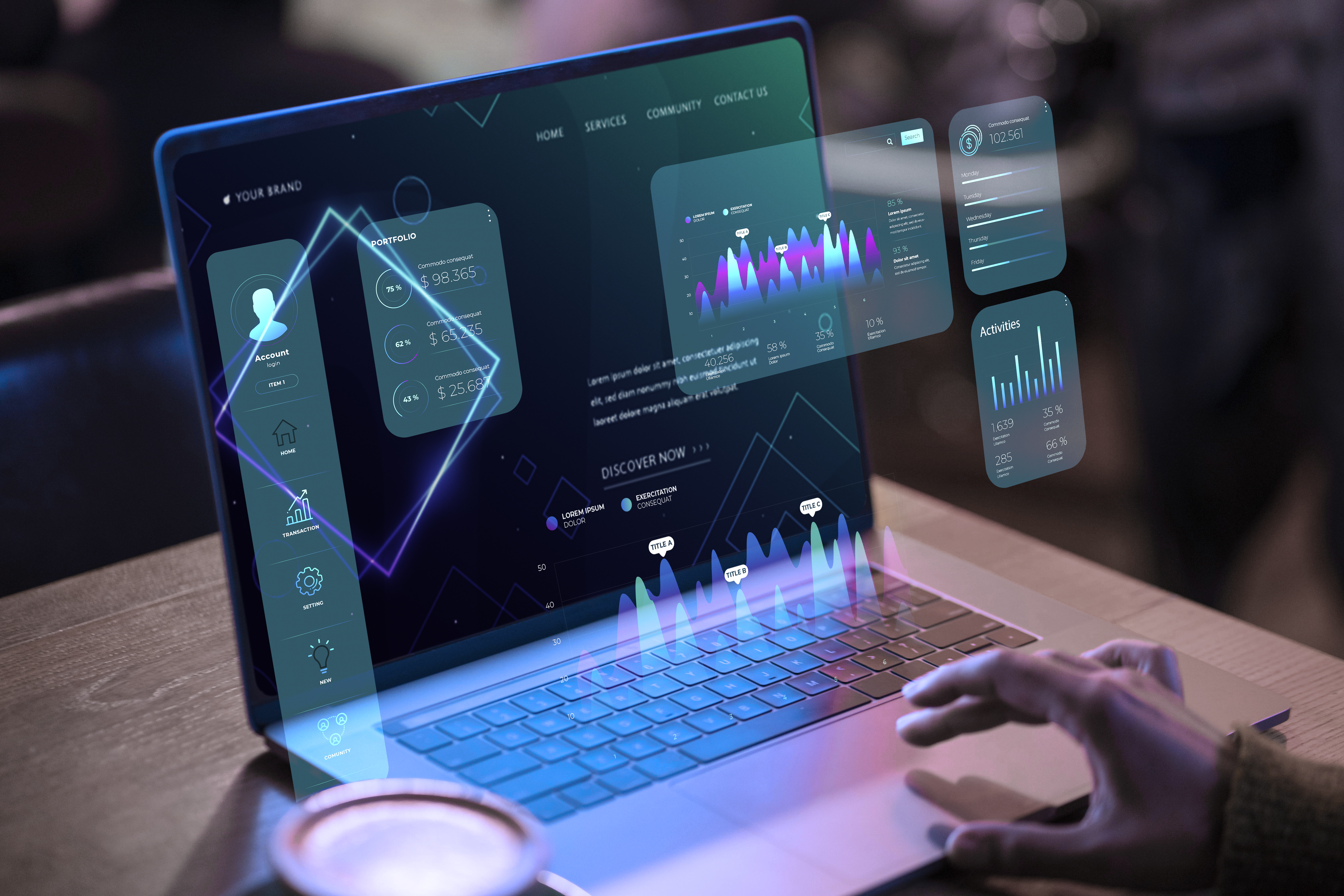 Zava Technologies services illustration